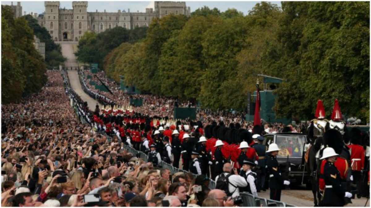  What is the total expense for queen elizabeth funeral by Britain govt