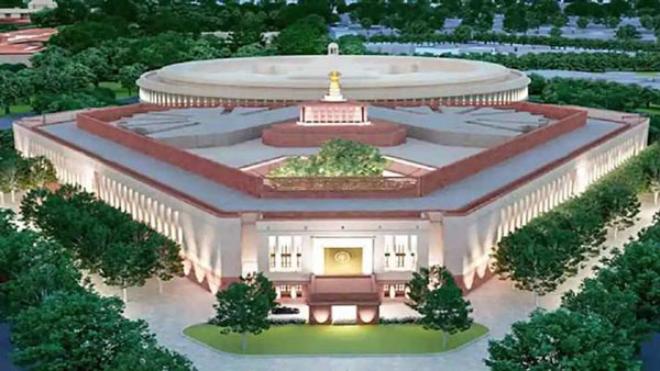 PM Modi releases new Parliament building and have a special request to share this video with MyParliamentMyPride 