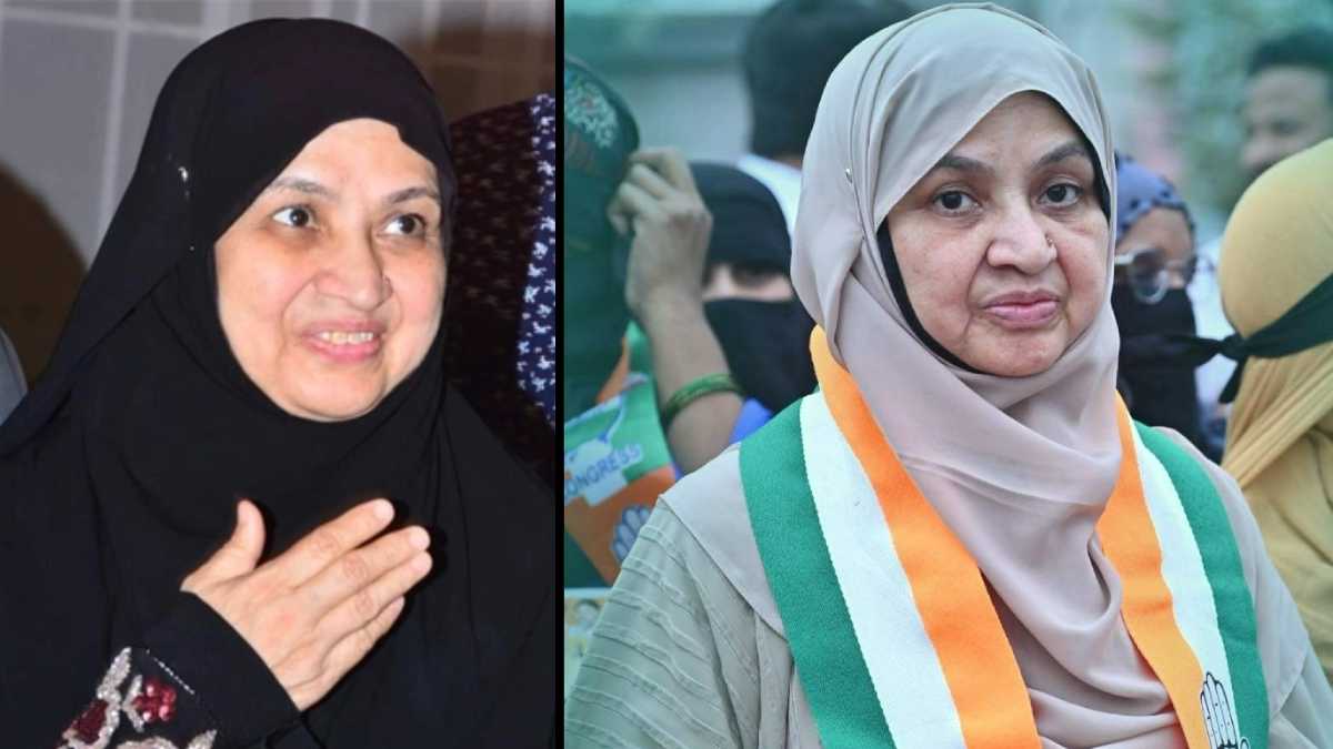 Kaneez Fatima who fought for Hijab right wins big for Congress in Gulbarga Uttar Assembly constituency Kaneez Fatima who fought for Hijab right wins big for Congress in Gulbarga Uttar Assembly constituency