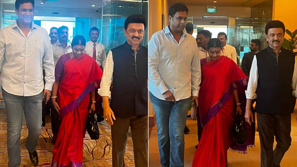 Are these people traveling with Tamil Nadu CM Stalin on his sudden trip to Japan and Singapore? 