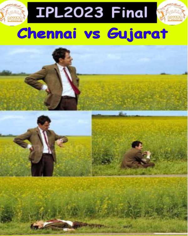 IPL 2023 : Funny memes Collection on IPL final match 29-05-2023