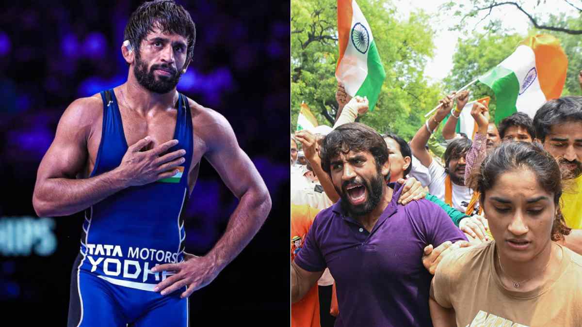Wrestlers including Bajrang Punia have announced that they are going to throw their Olympic medals into the Ganges Wrestlers including Bajrang Punia have announced that they are going to throw their Olympic medals into the Ganges