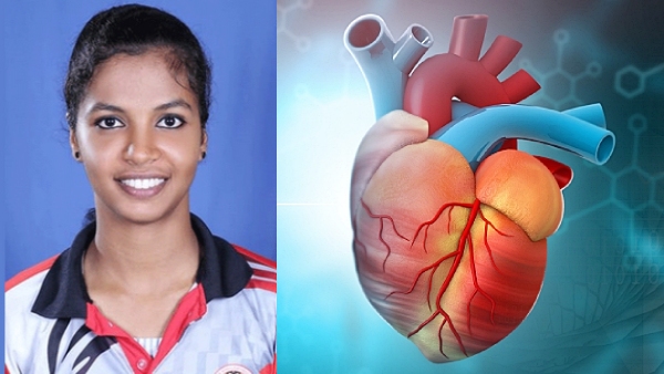 National volley ball player saliyath died due to Cardiac arrest National volley ball player saliyath died due to Cardiac arrest