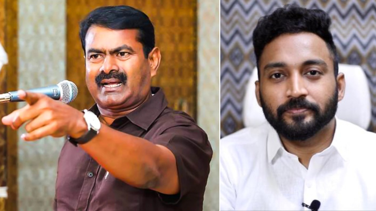Seeman and Naam Tamilar Katchi members Twitter pages with held india, VCK Vikraman Condemned Seeman and Naam Tamilar Katchi members Twitter pages with held india, VCK Vikraman Condemned