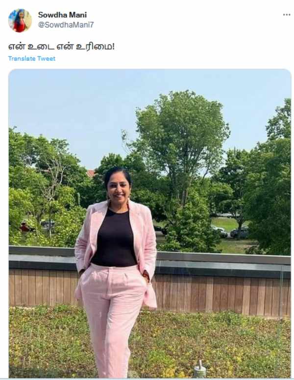 tamizhachi thangapandian, photo and netizens slam bjp woman executive soudamanai