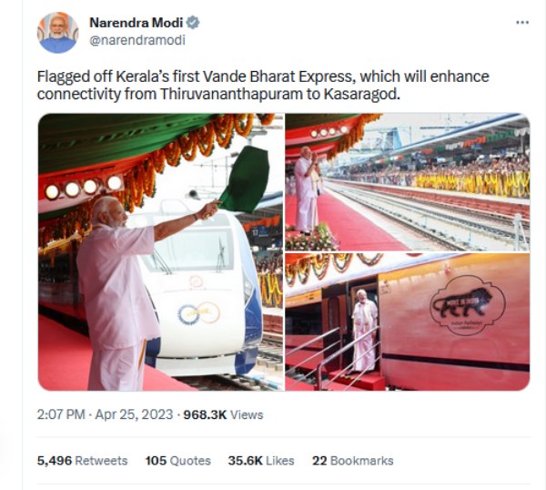  Fact check about stone pelting images on Kerala Vande Bharat train 