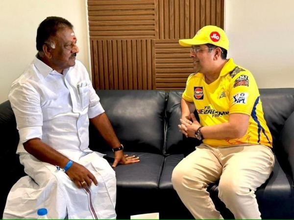 OPS explains that why he met Sabareesan in IPL cricket match 