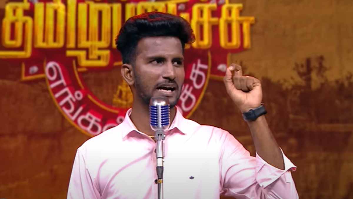 Dikshin Romario speech about Chennai Kannagi Nagar in Vijay TV hits a lot 