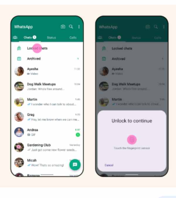 Meta has introduced the facility to lock chats on WhatsApp 