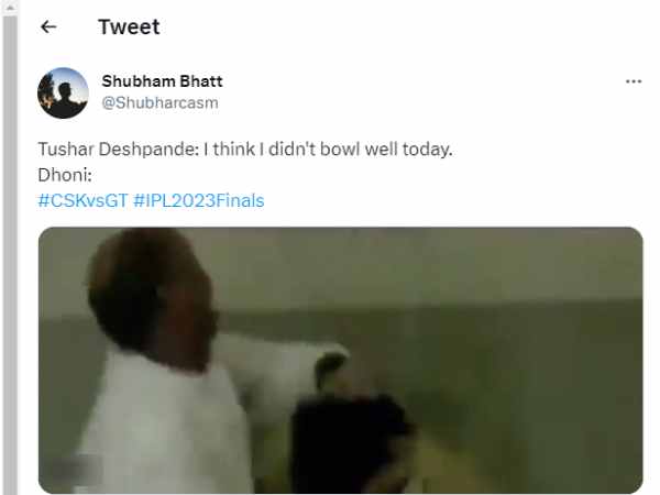 IPL 2023 memes Tushar Deshpande conceded 50 runs in finals IPL 2023 memes Tushar Deshpande conceded 50 runs in finals