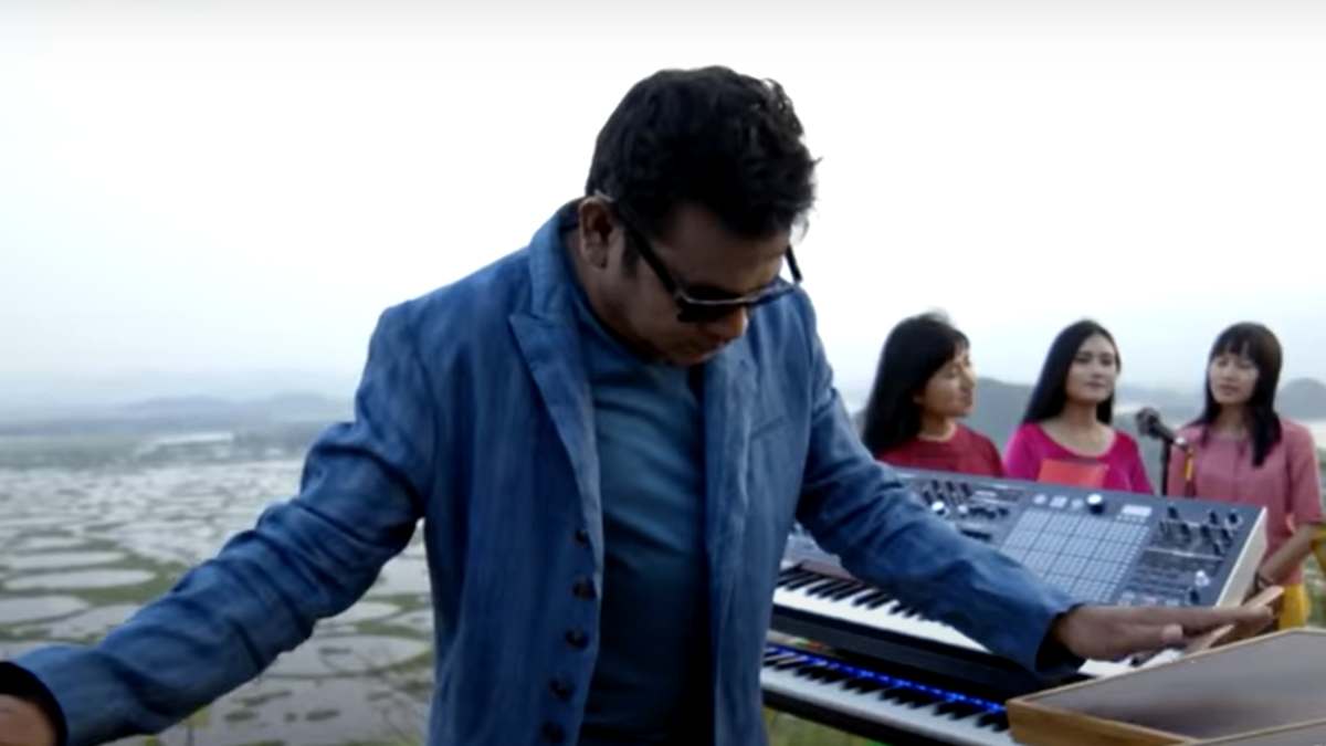AR Rahman praying for peace in manipur 