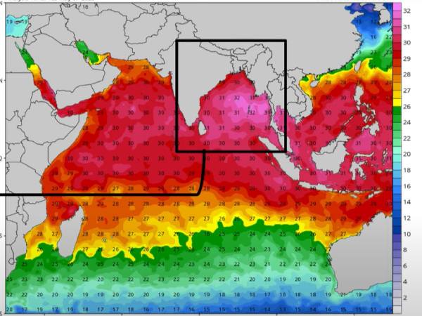 Tamil Nadu temperature is going to increase as Mocha Cyclone forming in the Bay of Bengal 