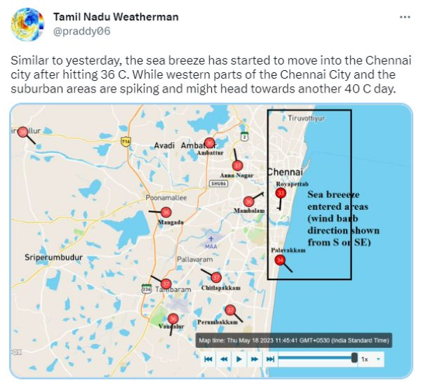 Another hot sunny day in Chennai: Tamil Nadu weatherman important update on climate 