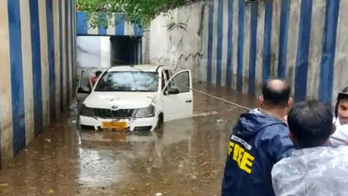  Bangalore rain Woman IT employee dies after car gets submerged in flooded underpass