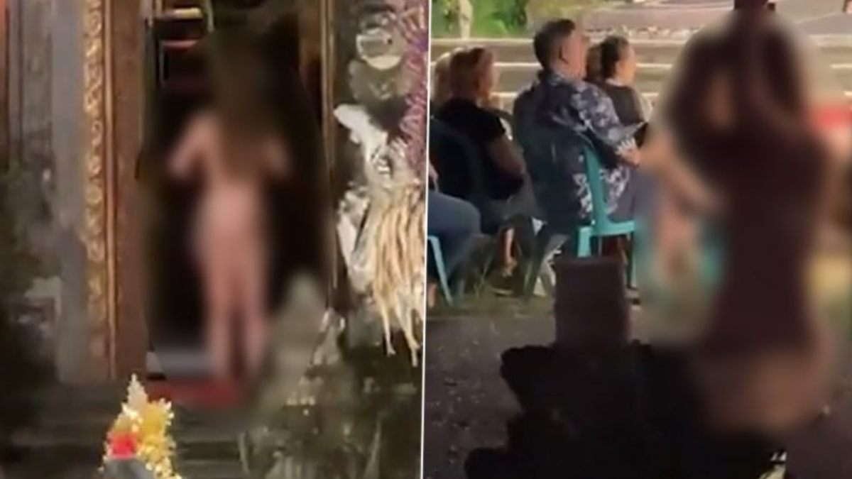 German Tourist Stripped Naked At Bali hindu Temple German Tourist Stripped Naked At Bali hindu Temple