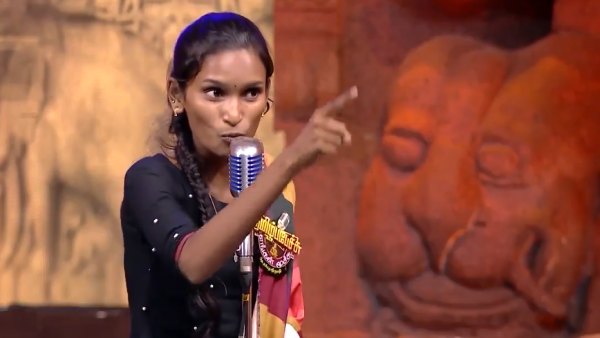 MK Stalin wish Thiruvarur Narmadha who speak about Reservation rights