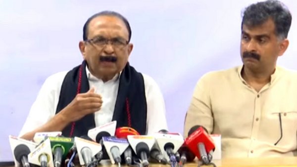 Tirupur Duraisamy opposed DMK alliance with DMK Why is he asking to merge the party today? asks Vaiko 