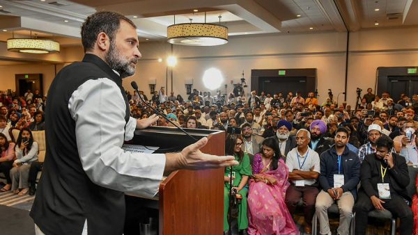 PM will explain to God how universe works: Rahul Gandhi in US 