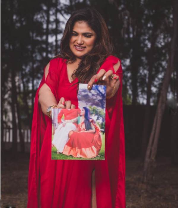 Serial actress Shalini divorce photoshoot trending on the internet