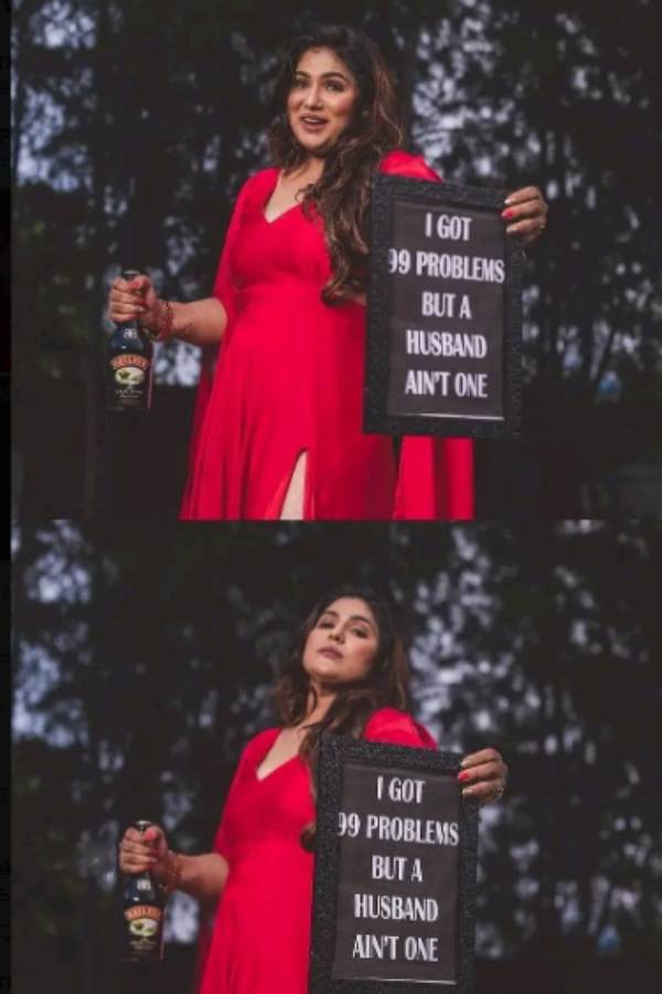 Actress Kajal Pasupathi published a post about actress Shalini who did a divorce photo Shoot 