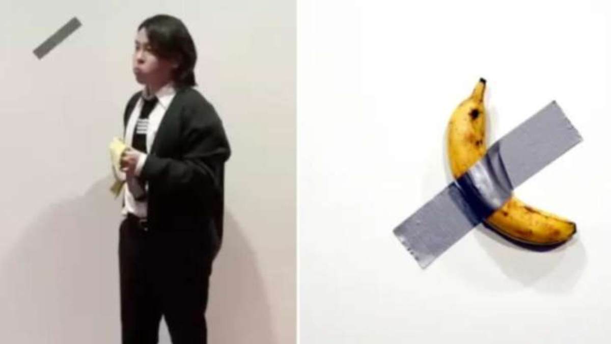  Banana Artwork worth Rs 98 Lakh Eaten by Hungry Student in South Korea