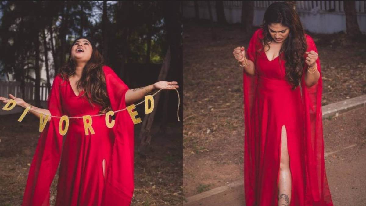 Serial Actress Shalini Divorce Photo shoot Support and opposition on FB page 