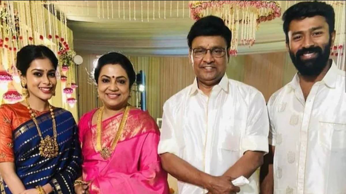 Actress Poornima Bhagyaraj has said that her son Shanthanu does not watch the film she acted in 