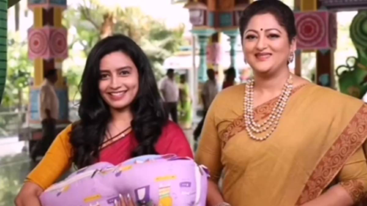 VJ Sangeetha is making her debut as Vasu in the tamilum saraswathiyum 