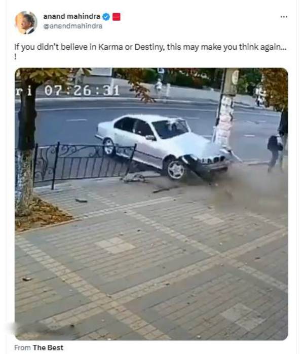 If you dont believe Destiny, this may make you think again - Anand Mahindra tweet - netizens amazed 