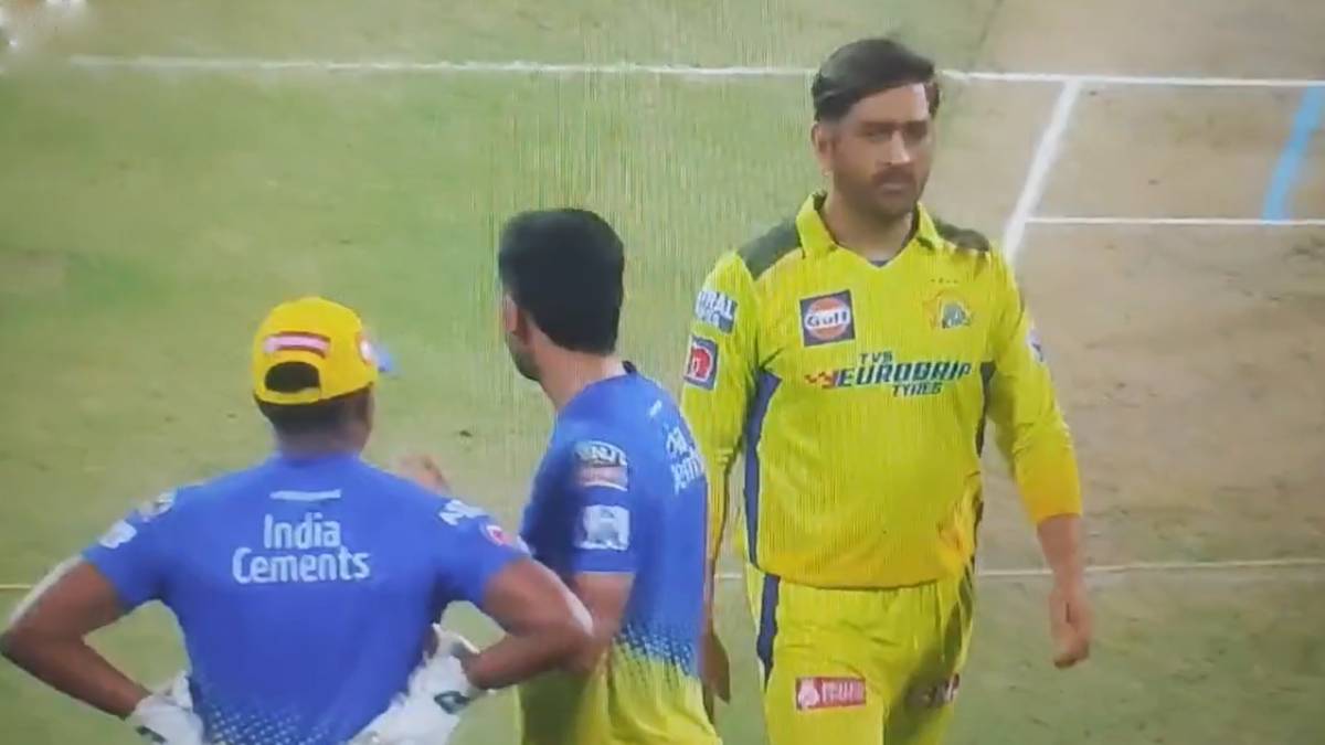 IPL 2023: Dhoni almost slapped CSK bowler Deepak Chahar while warming up against DC 