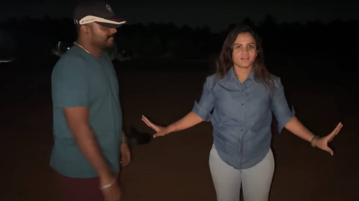 VJ Manimekalai has apologized to her husband on his birthday 