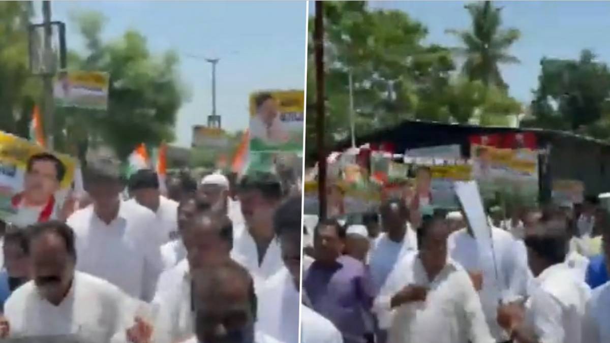 Amid of Karnataka CM face suspence Supporters of G Parameshwara stage protest in Tumakuru 