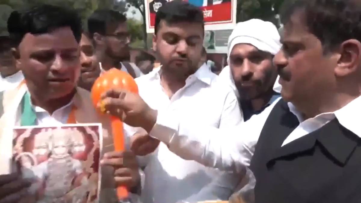  Bajrangbali Chants At Congress Office As Party Taunts BJP In Karnataka