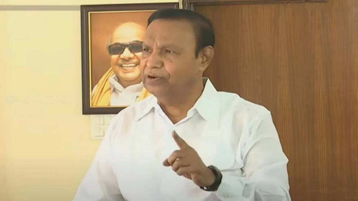 Minister T.R.B.Rajaa broken with tears on reminding Karunanidhi 