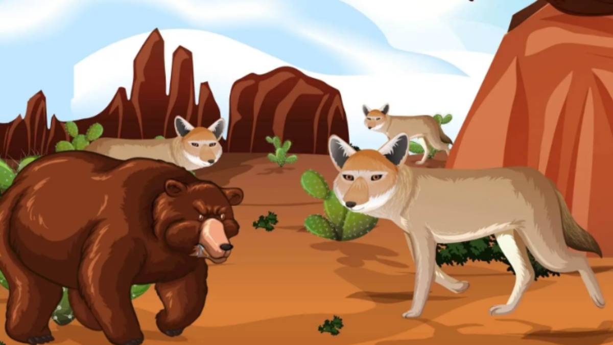 Short story for kids in Tamil : The Bear and the fox