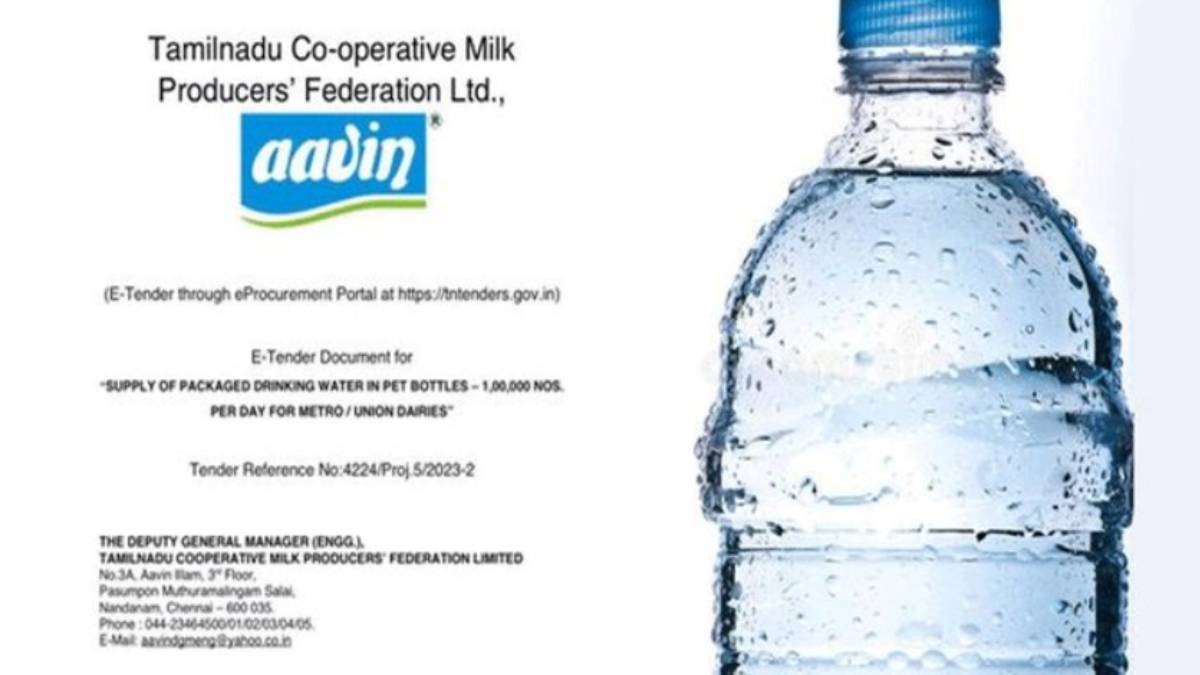 TN BJP Leader Annamalai opposes bringing bottled drinking water project through Aavin company 