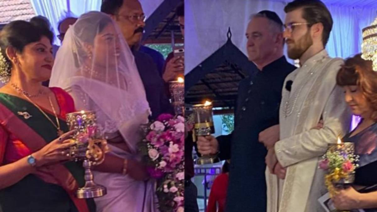 Jewish wedding held in Kerala after 15 years between US Nasa engineer and Malayali 