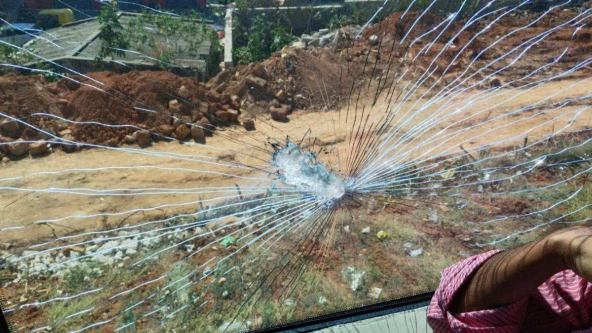 Stone pelting on Chennai - Mysore Vande Bharat train: Rs 12 lakh loss to Railways in 6 months Stone pelting on Chennai - Mysore Vande Bharat train: Rs 12 lakh loss to Railways in 6 months