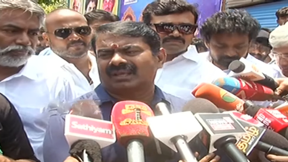 Senthil Balaji has to show if the account is correct: Seeman about IT Raid 