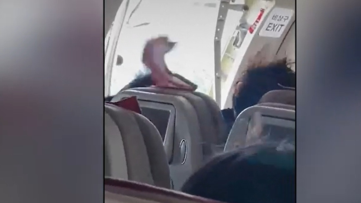 I wanted to get off the plane quickly, Says Passenger who open the Emergency Exit Of Plane Mid-Air 