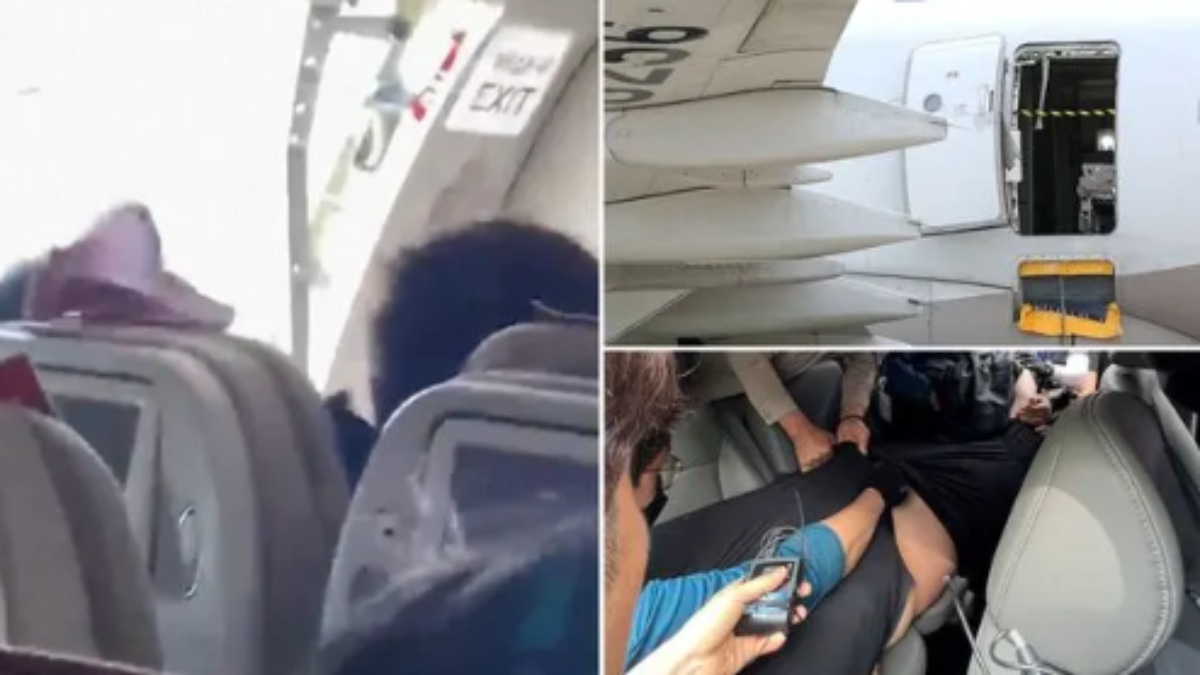 I wanted to get off the plane quickly, Says Passenger who open the Emergency Exit Of Plane Mid-Air 