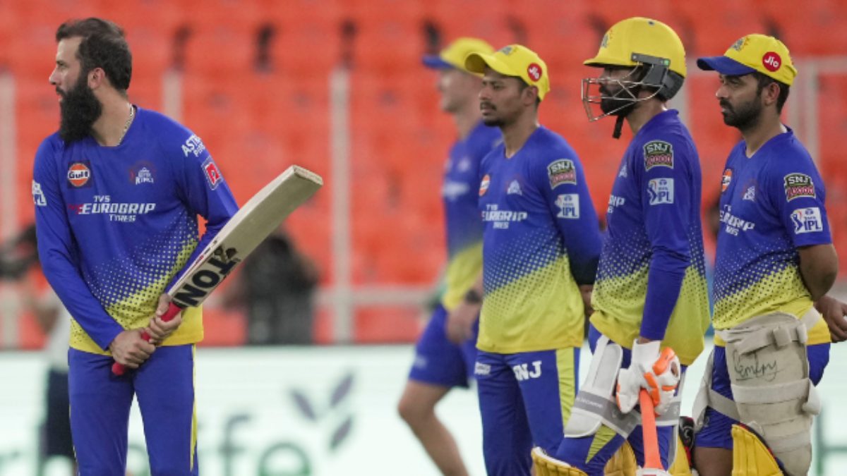 Why did Dhoni miss the last practice session of the CSK IPL final against Gujarat Titans? 