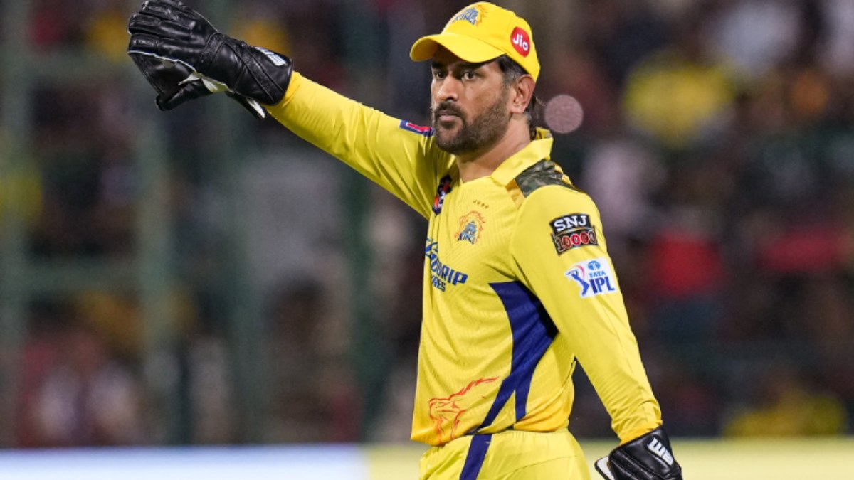 Why did Dhoni miss the last practice session of the CSK IPL final against Gujarat Titans? 
