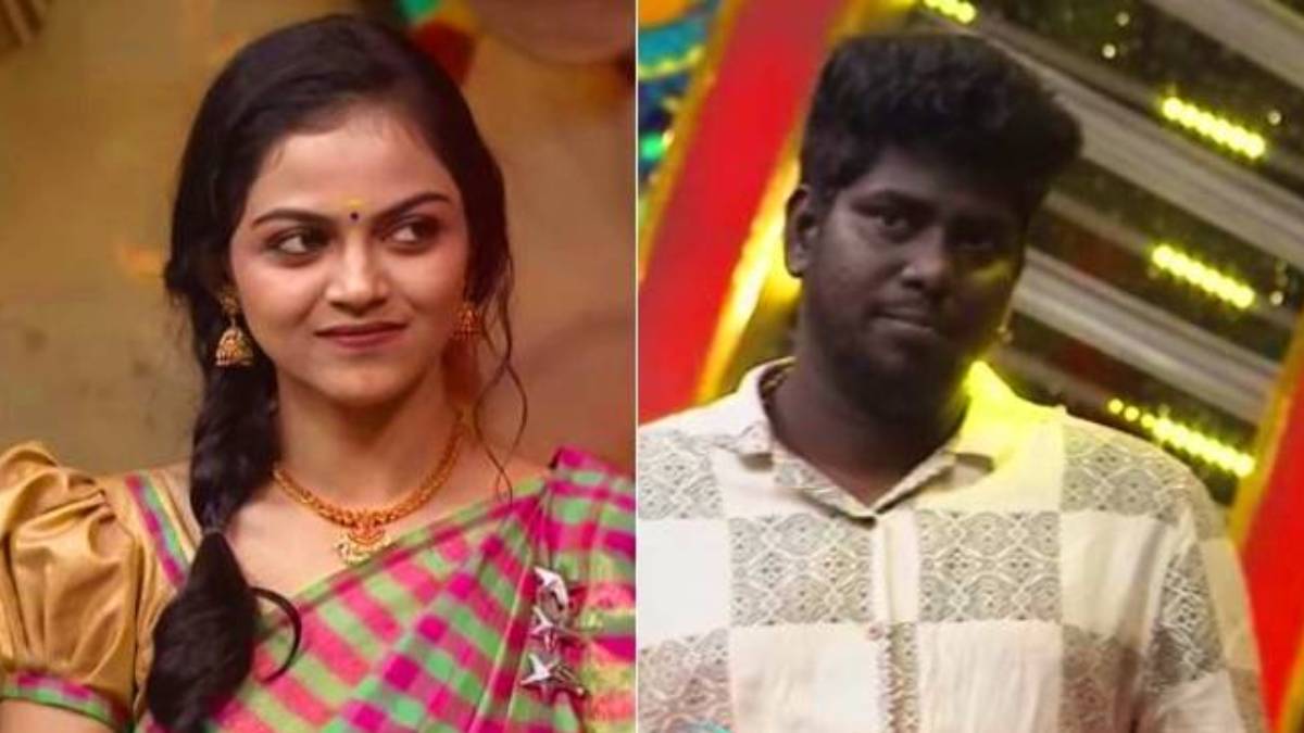 Vijay tv DJ block Alva gave to super singer Pooja in super singer show Vijay tv DJ block Alva gave to super singer Pooja in super singer show