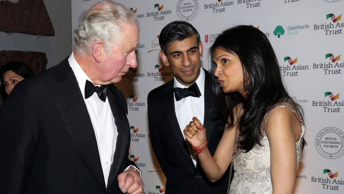 British Prime Minister Rishi Sunak and his wife Aksha Murthy lost Rs 2069 crore in a single year 