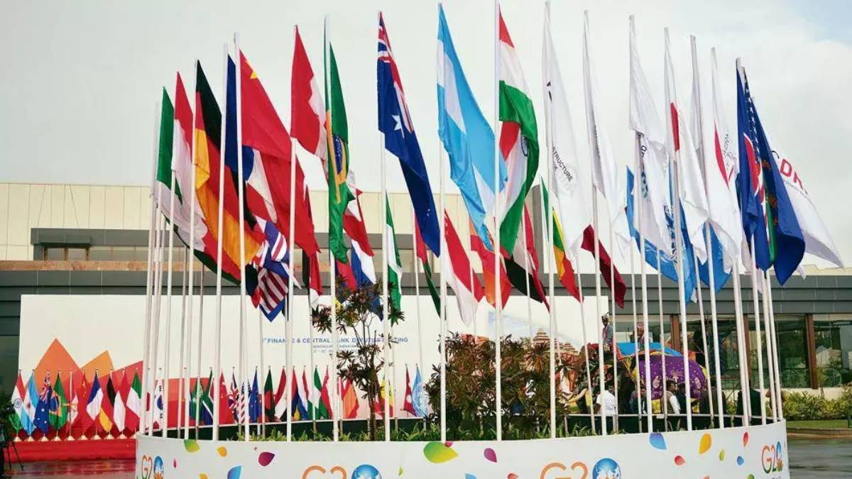 G 20 Tourism meeting in Jammu Kashmir capital Sri Nagar today amid heavy security 