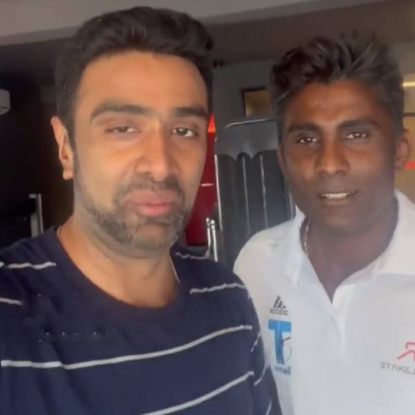  Ravi Ashwin came support for CSK in qualifier against GT and chanted Halla bol konjam yellow bol