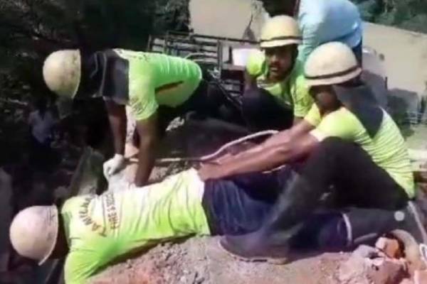 A worker died during the work of raising the height of a building by jockey in Tambaram Selaiyur A worker died during the work of raising the height of a building by jockey in Tambaram Selaiyur
