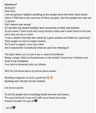 RJ Ravi to explain Did I misbehave with Samyuktha? This is what happened.. 