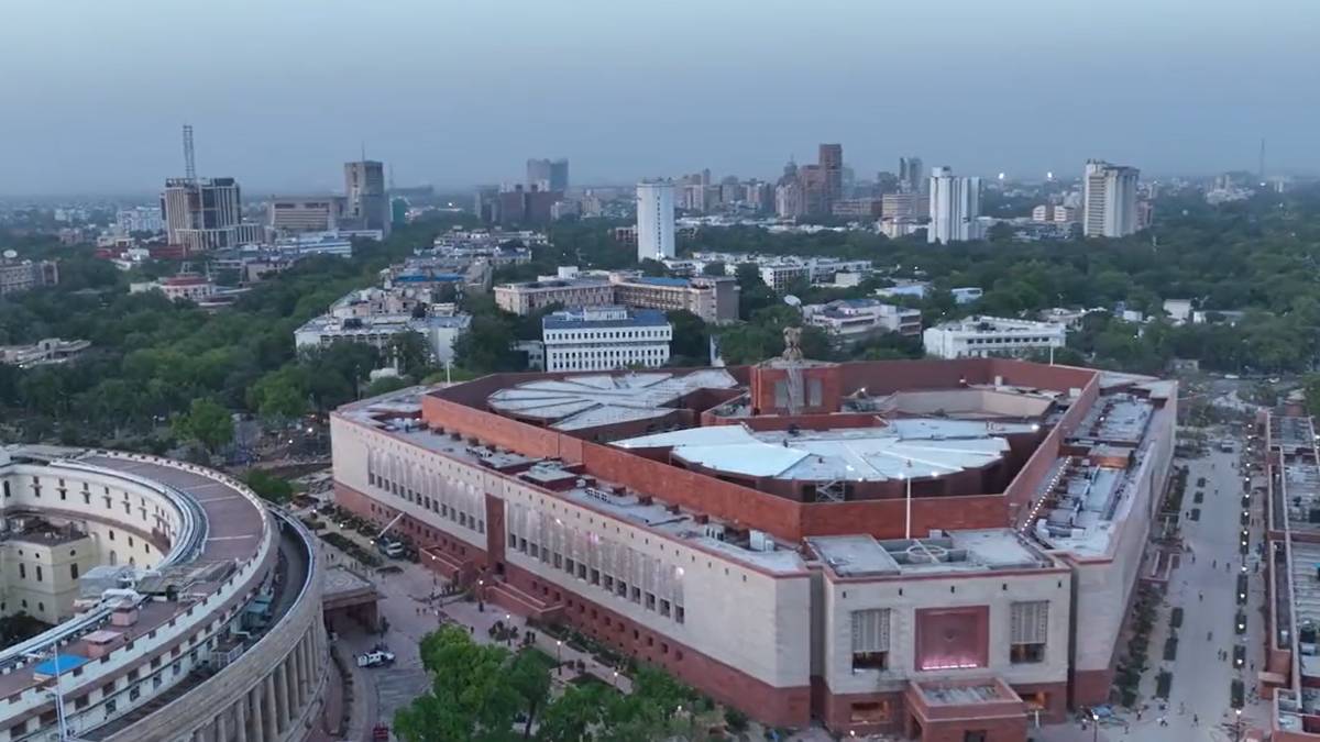 First look at the New Parliament building that will be inaugurated by pm Modi on May 28, video First look at the New Parliament building that will be inaugurated by pm Modi on May 28, video
